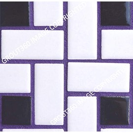 Grout 360 Purple Punk Sanded Tile Grout for Tile Installation Jobs. Use on Floors, Walls, Back Splashes, Showers, and Mosaics. (5)