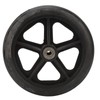 2pcs Replacement Wheel Professional Black Safe PU Front Wheel Accessory