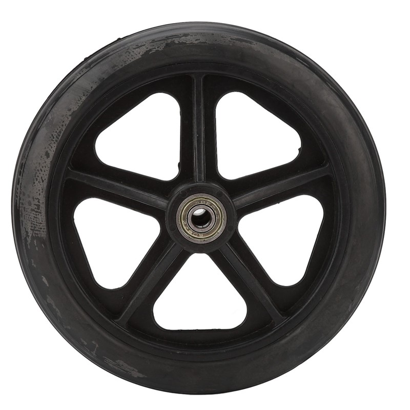 2pcs Replacement Wheel Professional Black Safe PU Front Wheel Accessory