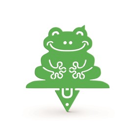 Alubox zampirino-Spirale Mückenschutz zum Bepflanzen Frosch, grün, 0.05 x 12 x 13 cm