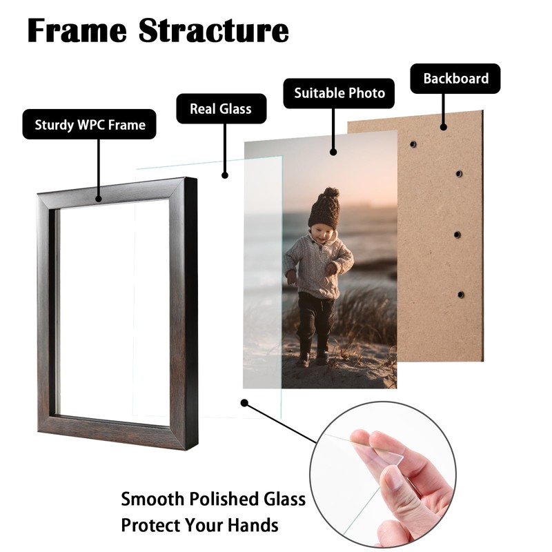 Egofine Picture Frames 10 x 15 cm, Set of 4,