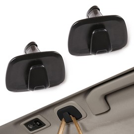 Roof Storage Hooks, ABS Plastic Compact Structure Interior Car Hanger Hooks, Portable Modification Accessory, Compatible with Volvo XC40 XC60 XC90 S60 S90 V60 V90 (Black)