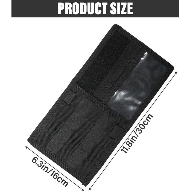 Unbranded Tactical MOLLE Car Sun Visor Organizer Pocket Sunglass Card