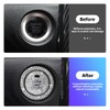 BELOMI 2 Pcs Bling Car Engine Start Stop Button Decorative