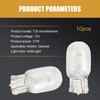 DACIRTY 10 PCS Brake Light Bulb, T20 Car Miniature Bulb,