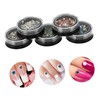 Outanaya DIY Nail Art Charms Set 5 Boxes of Rhinestones