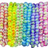 100PCS Soft Necklaces Hawaiian Leis Luau Partyecorations Tropical Party Favors