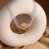 CHESKY Layered Silver Necklaces for Women Trendy, 925 Streling Silver