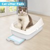 PWEZON Disposable Litter Box Liners, 50 pcs Super Absorbent Training