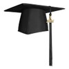 Endea Graduation Matte Cap & Tassel (Black, 2024)