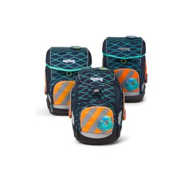 ergobag Visibility set with reflective strips, visibility set with reflective strips, pack cubo and cubo light purchased after July 2019, set of 3, orange, Modern