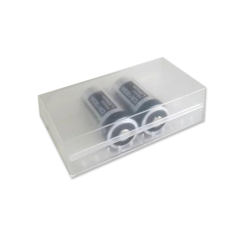 STEPMAX 2 Pack CR123A 3V Lithium Battery 1400mAh for Cameras