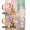 7 Chakra Healing Crystal Tree and Zen Statue Sakyamuni Buddha