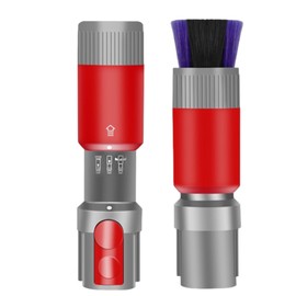 Self-Cleaning Soft Dust Brush Attachment Compatible with Dyson V7, V8, V10, V11, V15 – Scratch-Free Bristles for Delicate Surfaces – Premium Dusting Tool for Home and Car Cleaning