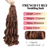 WIPPORYA French Curl Braiding Hair 24 Inch Soft Braiding Hair