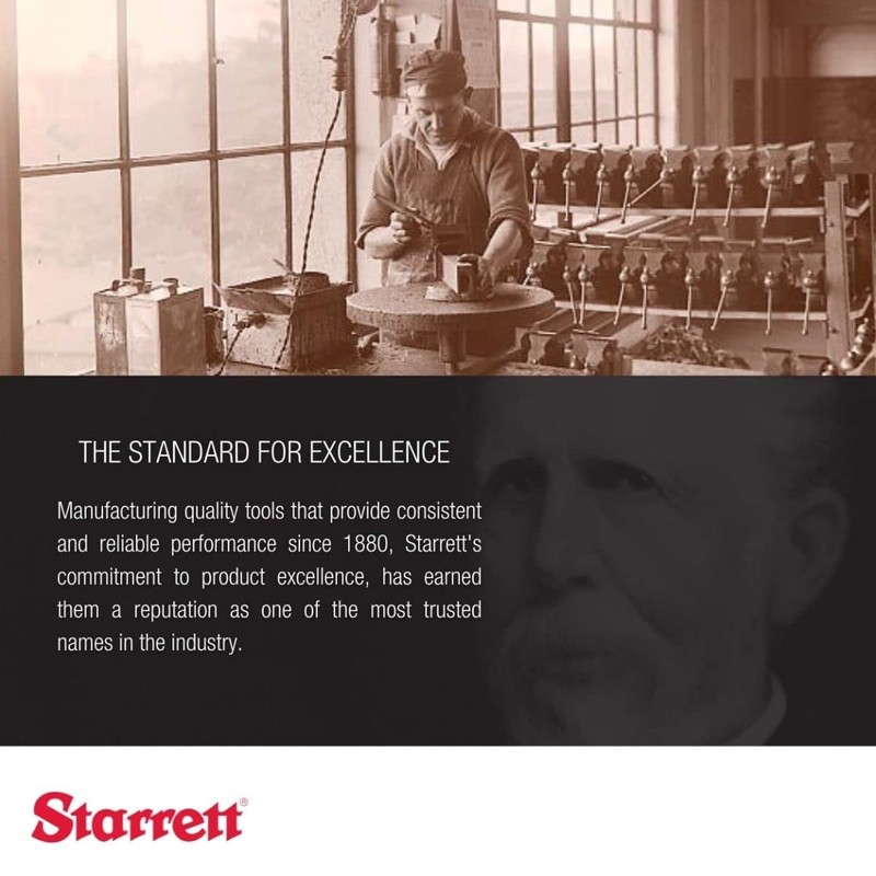 Starrett Caliper with High-Grade Steel Legs and Improved Joint Design
