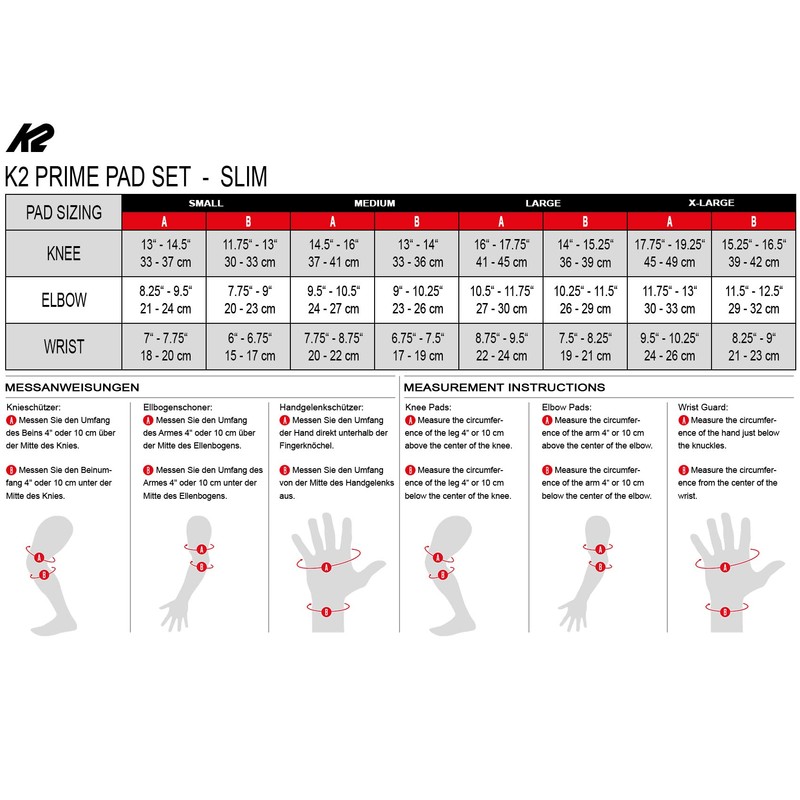 K2 Women's Prime Pad Set W