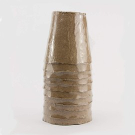 Burpee Biodegradable 4.5" Round Natural Fiber Pot |, 10