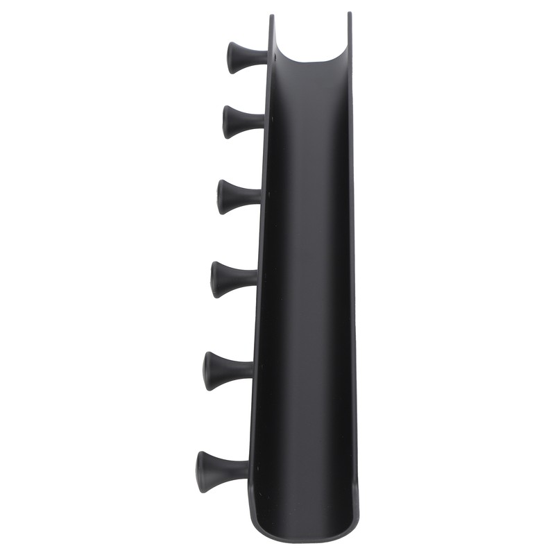 Wall Mounted Hook Space Aluminum Wall Clothes Pegs with 6