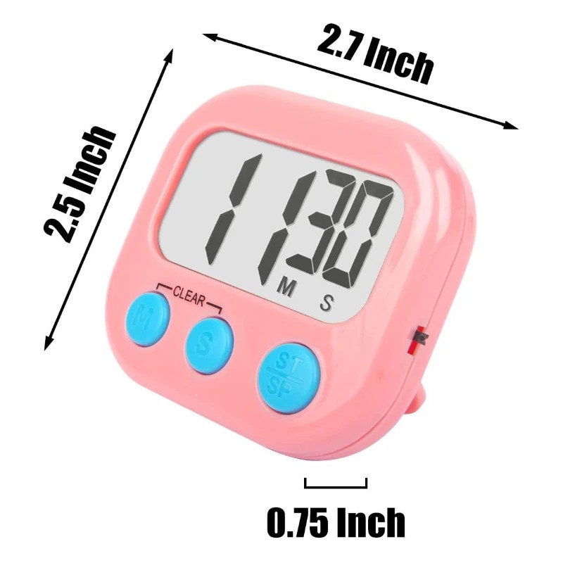 Magnetic Digital Timer Classroom for Kids Large Display Clock Loud