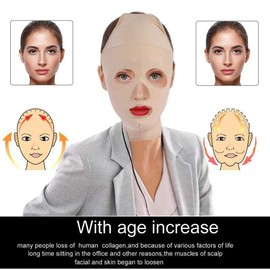 iPobi Face Slimming Mask, V Face Lifting Bandage Facial Lifting Masks Chin Cheeks Slimming