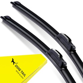 DOGTAIL OEM Qulity 26"+ 19" Wiper Blades for Honda Accord 17-08,Toyota Prius 2015-2010 Prius-V 18-12,Premium All-Season Automotive Replacement Windshield Wiper Blades for My Car(Set of 2)