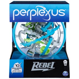 PERPLEXUS Spin Master Games Perplexus Rebel, 3D-Kugellabyrinth mit 70 Hindernissen - für fingerfertige Perplexus-Fans ab 6 Jahren
