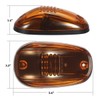 Partsam 5pcs 16LED Amber Cab Light Top Roof Running Clearance