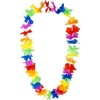Beistle Silk 'N Petals Rainbow Floral Lei