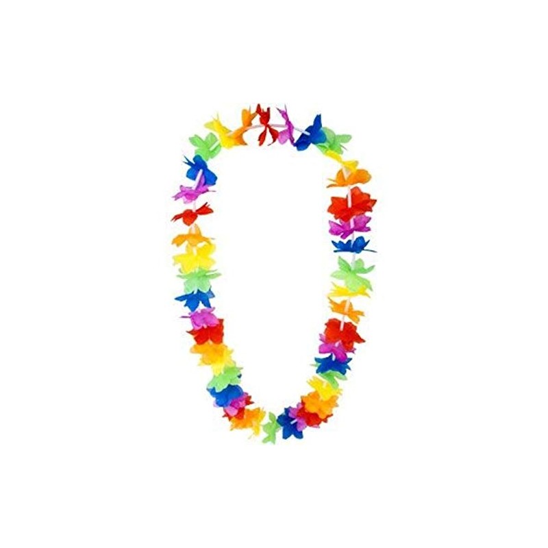 Beistle Silk 'N Petals Rainbow Floral Lei