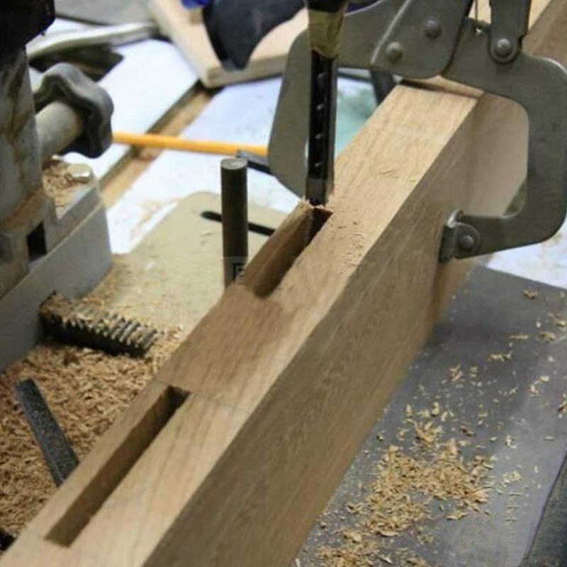 Woodworking Mortising Chisel 3/4 inch Square Hole Power Tool Bit,