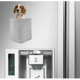 Welsh Springer Spaniel Dog in Pocket Car Bumper Magnet, Magnetic for Refrigerator, Decorative Fridge, Office, Whiteboard, Kitchen, Locker Waterproof Decor, Family & Friends, 4x7 in