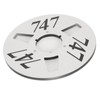 1/4 10.5 Inch Empty Tape Reel 3 Hole Aluminum Alloy