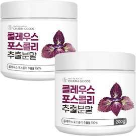 콜레우스 포스콜리 추출 분말 가루 200g 2개 할인가 Coleus Forskohlii Extract Powder 200g 2 Pack Discount