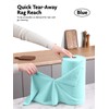 Fantasticlean Microfiber Cleaning Cloth Roll -40 Pack, Tear Away Microfiber