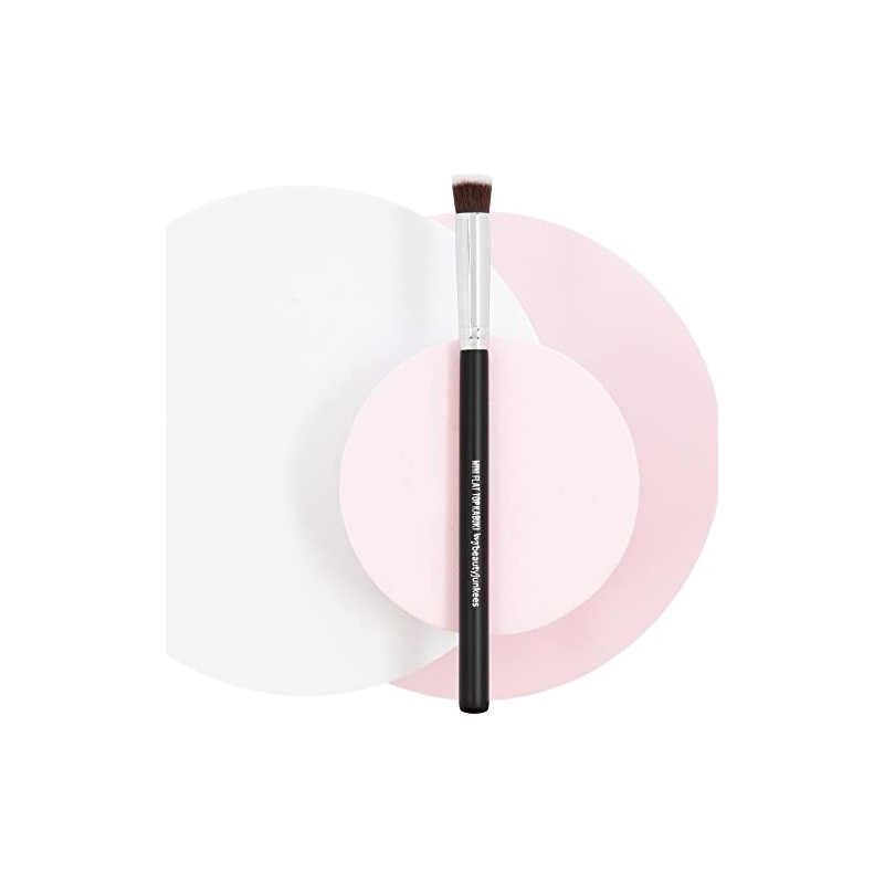 mini Kabuki Makeup Brush Set with Free Case Includes Blending,