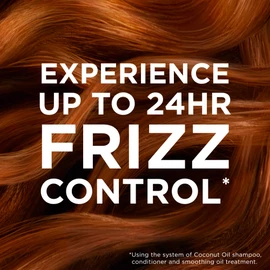 Garnier Whole Blends Sulfate Free Conditioner for Frizzy Hair, Up To 24 Hours Of Frizz Control, Coconut Oil, 335ML