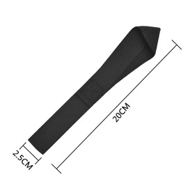 BUYGOO 10PCS 7.9In Tie Down Straps Strong Tie Down Securing Loop Straps for Fastening in Motorcycle, Bike, ATV, UTV, Car(The max load-bearing is 500KG/1100Ib)