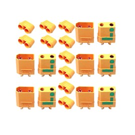 LinSY 5 Pairs Amass Anti-Spark XT90S XT90-S Plugs Male Female Connector Adapter for RC Lipo