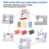 Simthread Embroidery Thread Blue Series Polyester Multi-Purpose Serger Thread 15