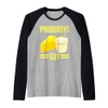Lustiges Probiotisches Kerl Outfit Probiotika Trinken Darm Gesundheit Männer Raglan