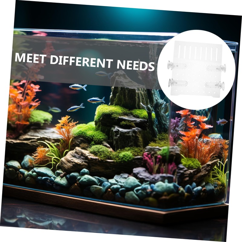 BUGUUYO High Transparency Acrylic Fish Tank Separation Panel with Micro
