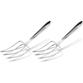 All-Clad Specialty Stainless Steel Kitchen Gadgets 2 Piece Set, Turkey Forks Kitchen Tools, Kitchen Hacks Silver