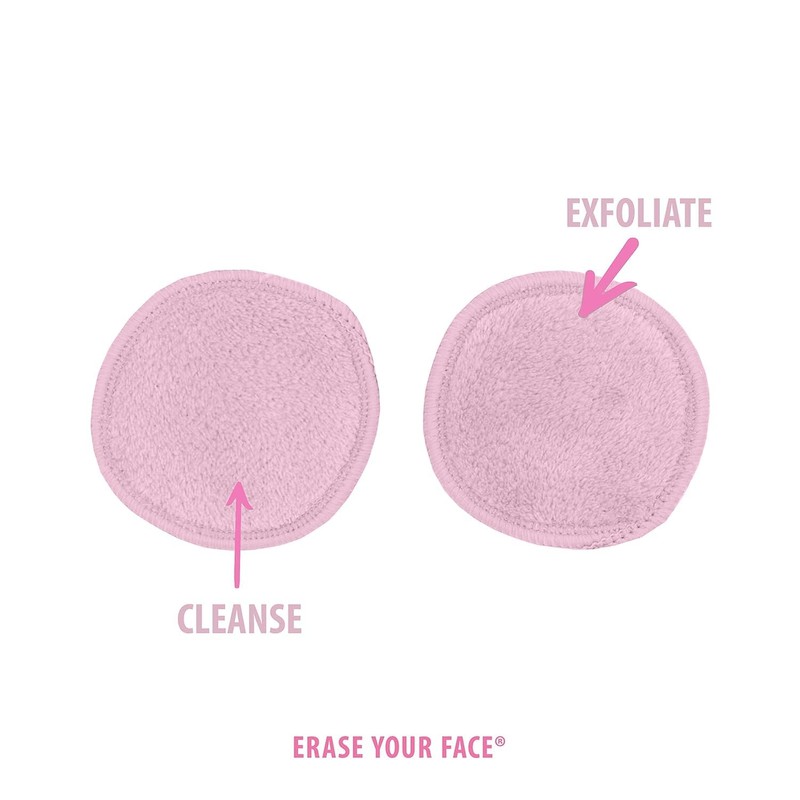 ERASE YOUR FACE Eco-Friendly + Reusable Makeup Remover Cloths -