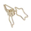 100Pcs Star Binder Clips Hollow Out Cartoon Style Strong Clamping