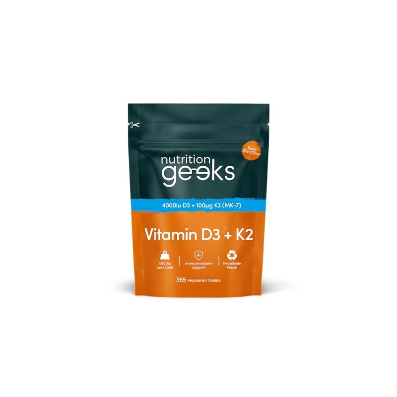 Vitamin D Tablets 4000 iu & Vitamin K2 MK7 100μg