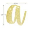 35 Years Blessed Banner, Funny Gold Glitter Sign for 35th