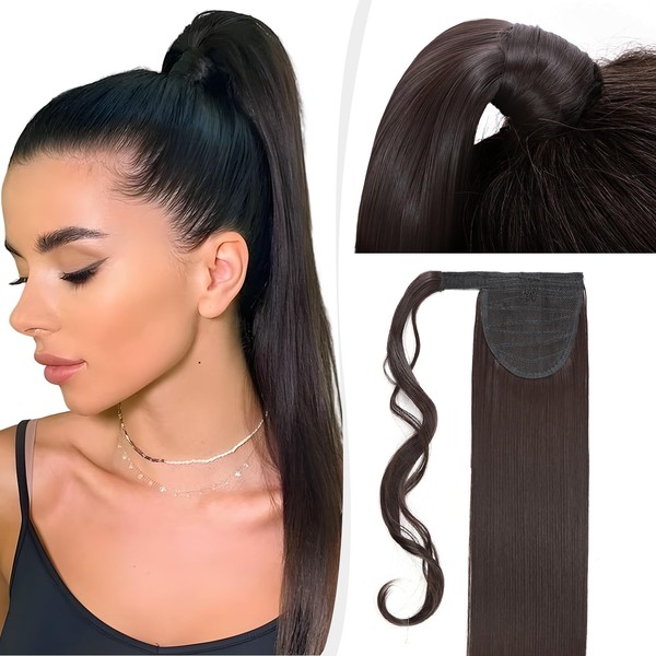 Clip-In Hair Extension, Ponytail Hairpiece, Straight Ponytail Hair Extension, Cheap Hair Extension