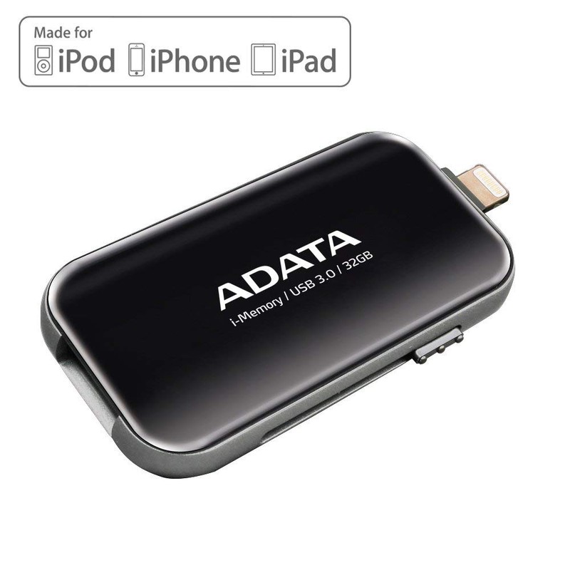 ADATA AUE710-32GB-CBK USB Apple 32GB 3.0 OTG, Black