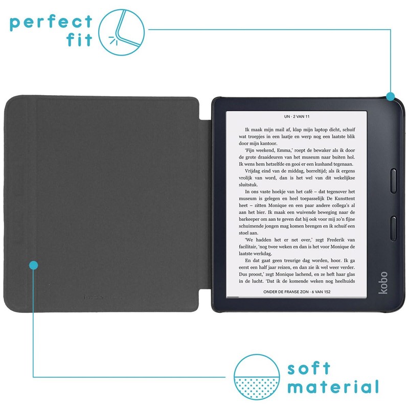 iMoshion Slim Hard Case with Stand for Kobo Libra 2